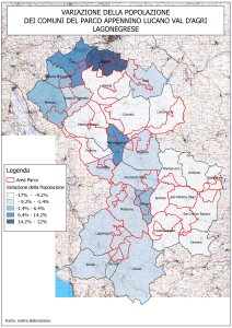 Tav.Variazione della Popolazione